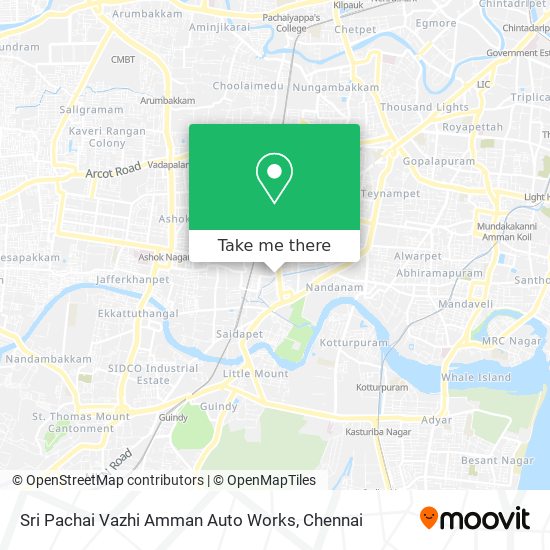 Sri Pachai Vazhi Amman Auto Works map