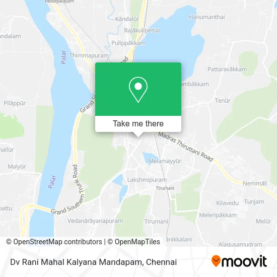 Dv Rani Mahal Kalyana Mandapam map