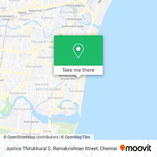 Justice Thirukkural C. Ramakrishnan Street map