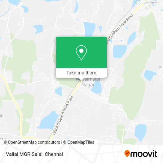 Vallal MGR Salai map