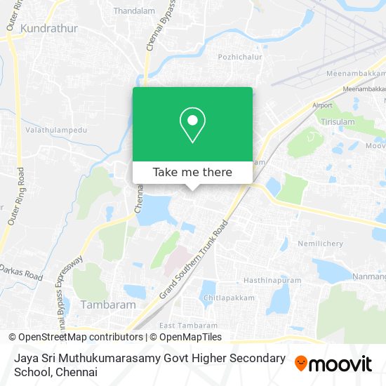 Jaya Sri Muthukumarasamy Govt Higher Secondary School map