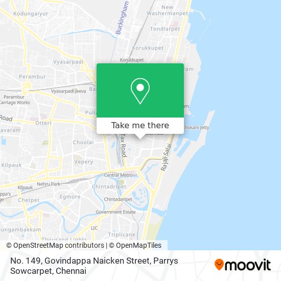 How to get to No. 149, Govindappa Naicken Street, Parrys Sowcarpet in ...