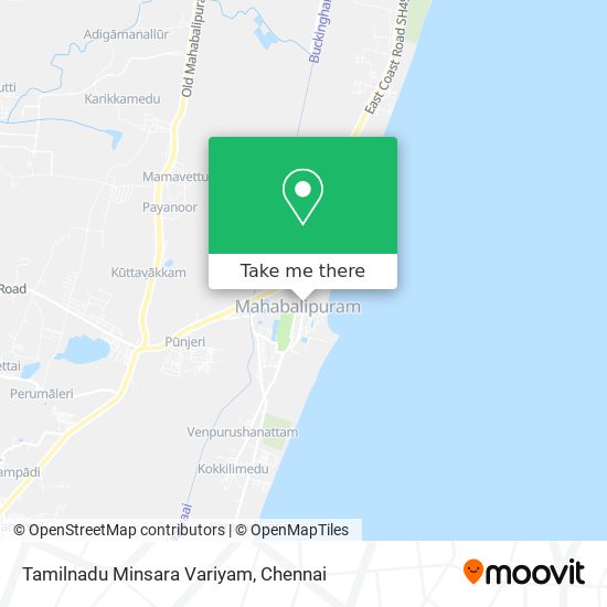 Tamilnadu Minsara Variyam map