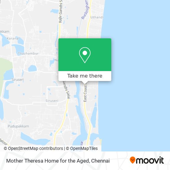 Mother Theresa Home for the Aged map