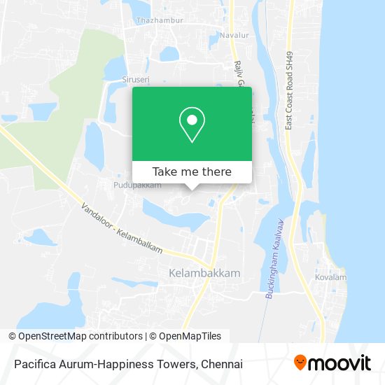 Pacifica Aurum-Happiness Towers map