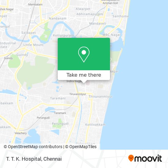 T. T. K. Hospital map