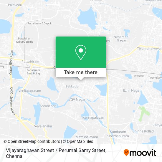 Vijayaraghavan Street / Perumal Samy Street map