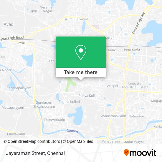 Jayaraman Street map