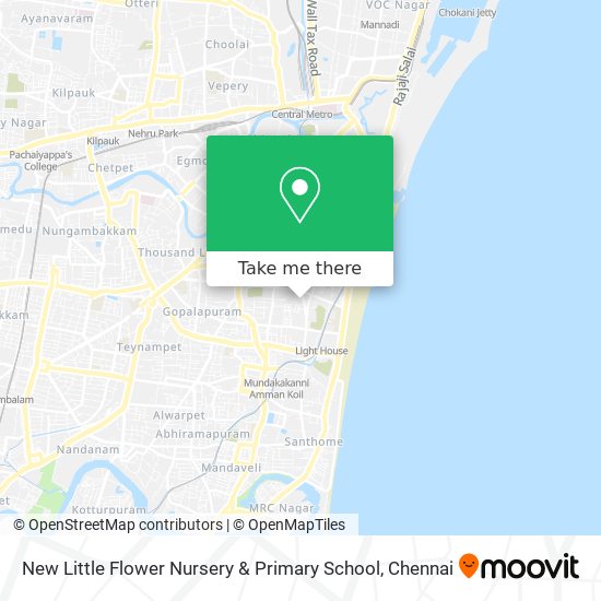 New Little Flower Nursery & Primary School map