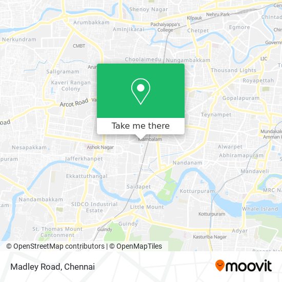 How To Get To Madley Road In Mambalam Gundy By Bus Or Metro