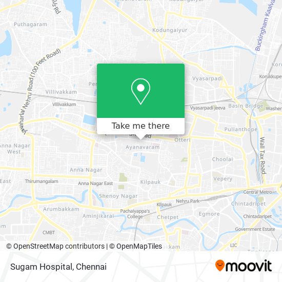 Sugam Hospital map