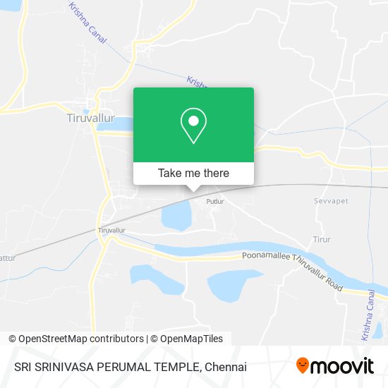 SRI SRINIVASA PERUMAL TEMPLE map