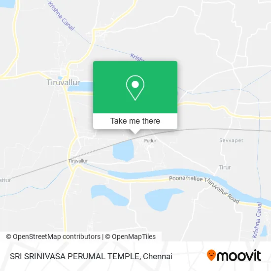 SRI SRINIVASA PERUMAL TEMPLE map