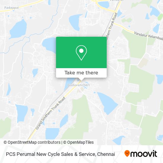 PCS Perumal New Cycle Sales & Service map