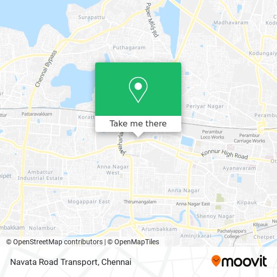Navata Road Transport map