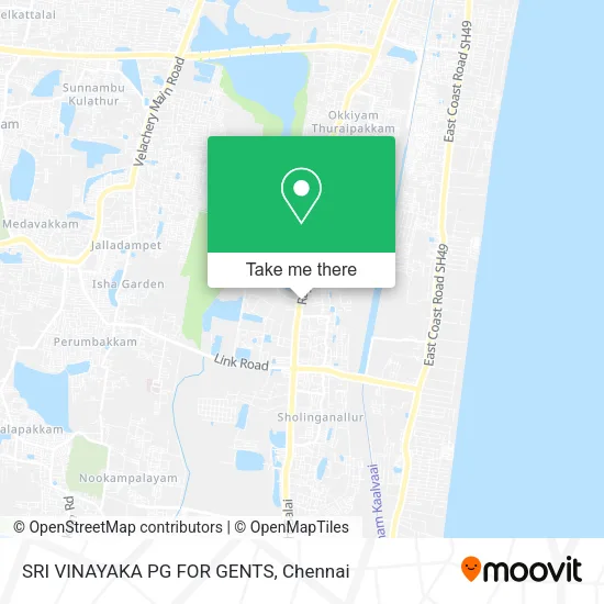 SRI VINAYAKA PG FOR GENTS map