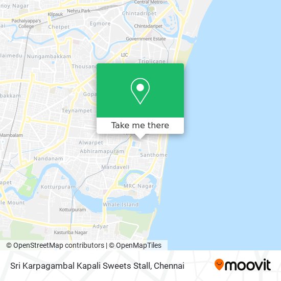 Sri Karpagambal Kapali Sweets Stall map