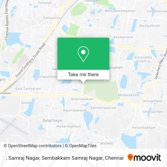 , Samraj Nagar, Sembakkam Samraj Nagar map