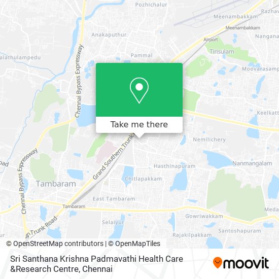 Sri Santhana Krishna Padmavathi Health Care &Research Centre map