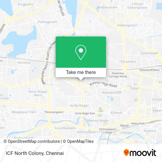 ICF North Colony map