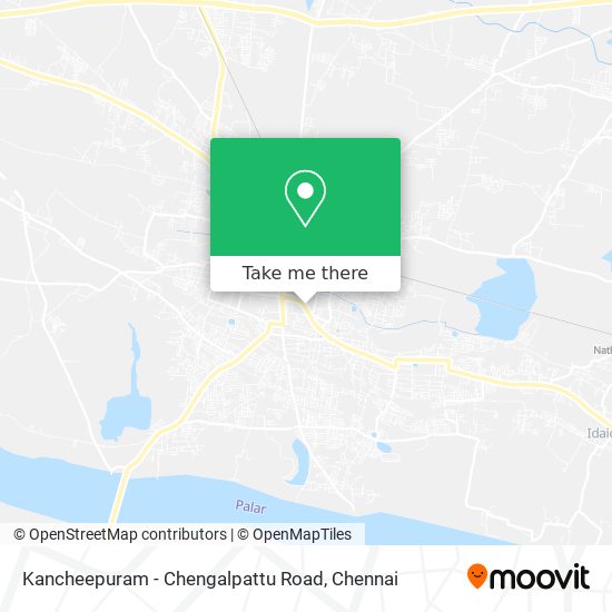 Kancheepuram - Chengalpattu Road map