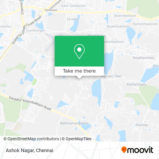 Ashok Nagar Chennai Map How To Get To Ashok Nagar In Chengalpattu By Bus?