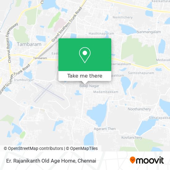 Er. Rajanikanth Old Age Home map