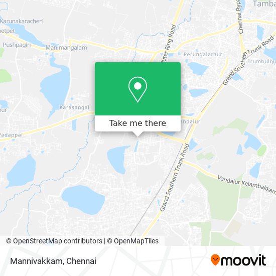 Mannivakkam map