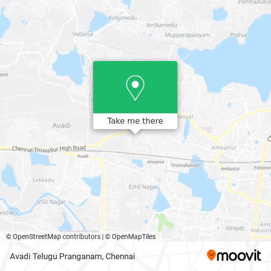 Avadi Telugu Pranganam map