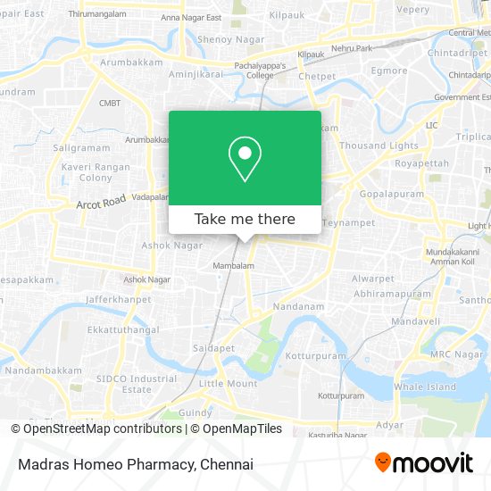 Madras Homeo Pharmacy map