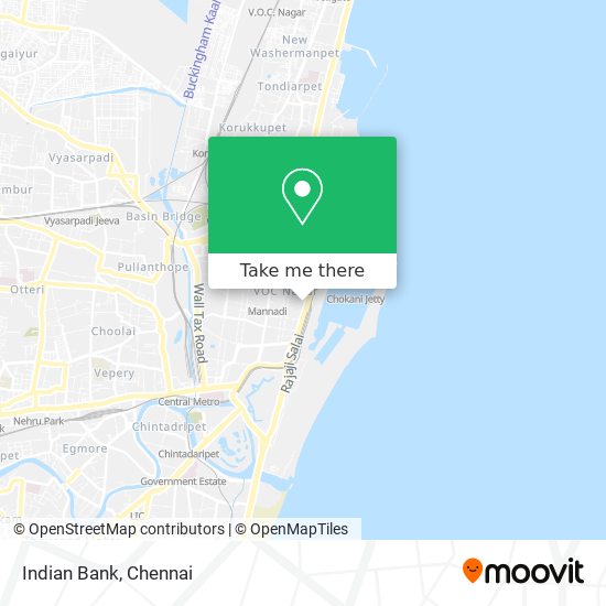 Indian Bank map