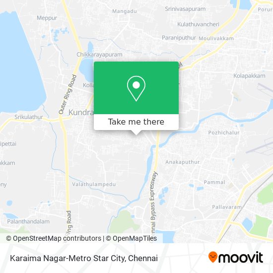 Karaima Nagar-Metro Star City map