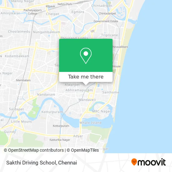 Sakthi Driving School map