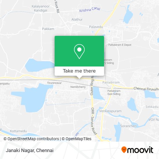 Janaki Nagar map