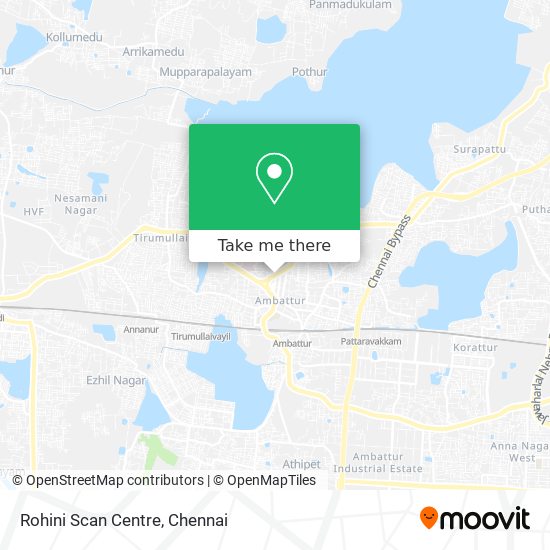 Rohini Scan Centre map