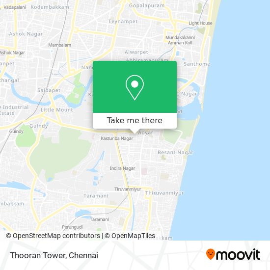 Thooran Tower map