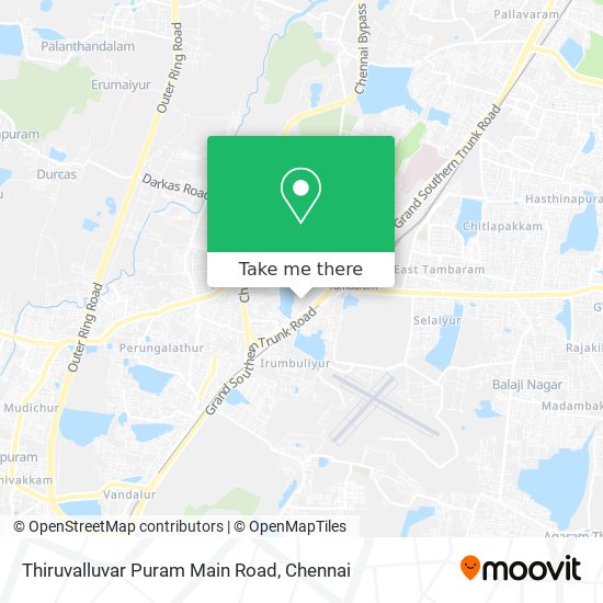 Thiruvalluvar Puram Main Road map