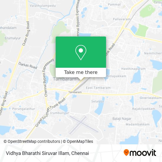 Vidhya Bharathi Siruvar Illam map