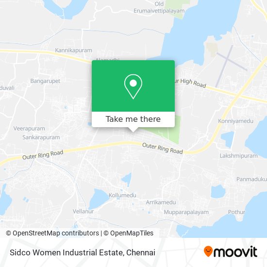 Sidco Women Industrial Estate map