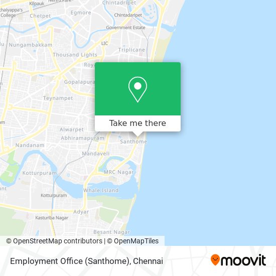 Employment Office (Santhome) map