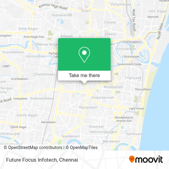 Future Focus Infotech map