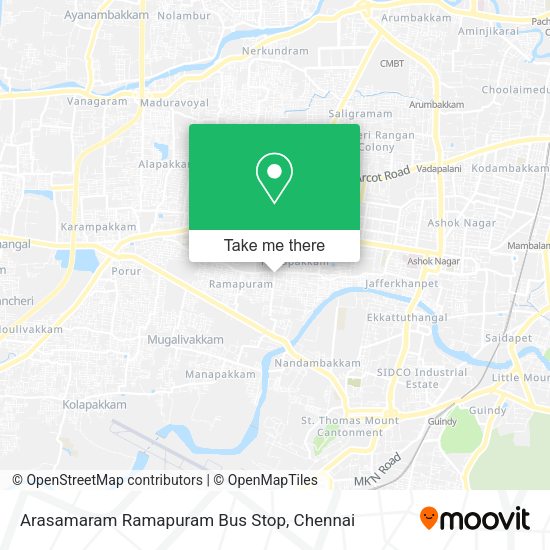 Arasamaram Ramapuram Bus Stop map
