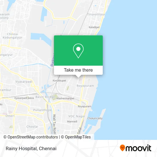 Rainy Hospital map