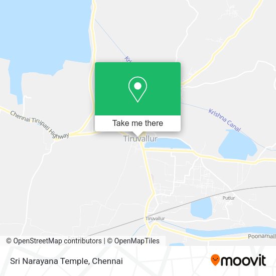 Sri Narayana Temple map
