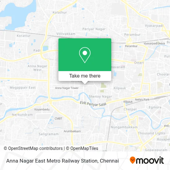 How to Get to Anna Nagar East Metro Railway Station in Perambur ...
