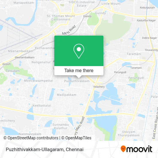 Puzhithivakkam-Ullagaram map