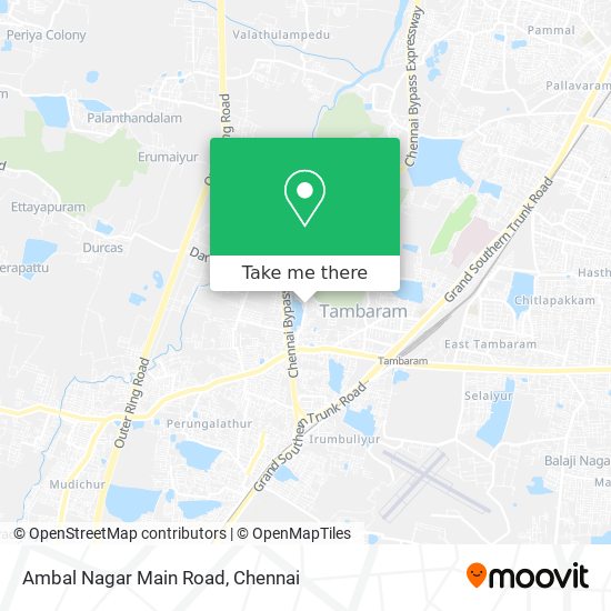 Ambal Nagar Main Road map