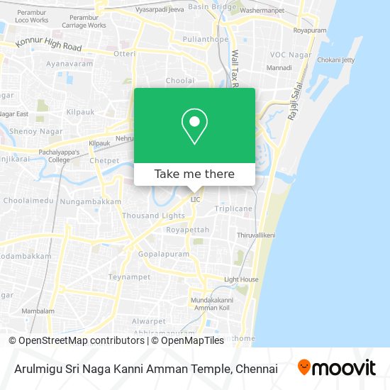 Arulmigu Sri Naga Kanni Amman Temple map