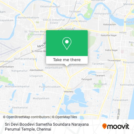 Sri Devi Boodevi Sametha Soundara Narayana Perumal Temple map