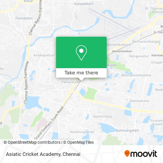 Asiatic Cricket Academy map